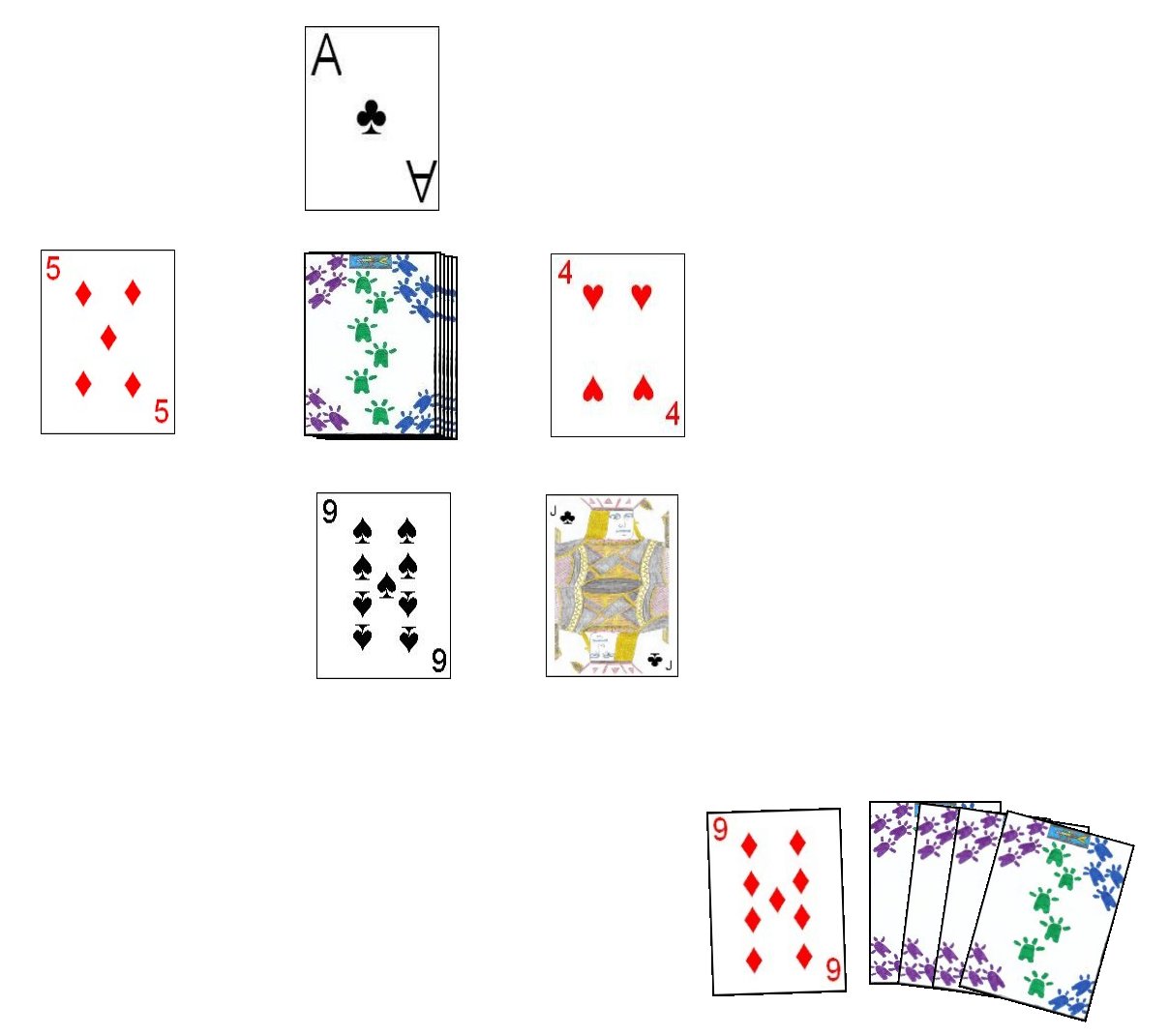 Chinese Go Fish Layout