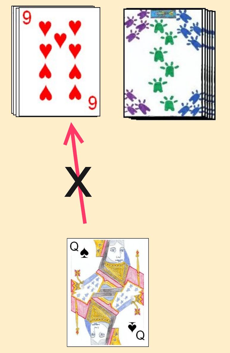 Four card meld in Persian Rummy