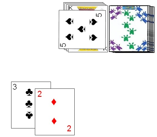 A player can knock with a count of five or less