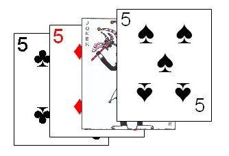 Jokers can substitute for any other card