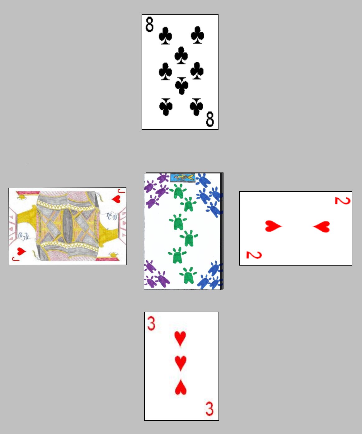 Possible Initial Layout for Kings in the Corner