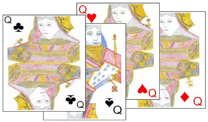 Trump card ranking in a Queen Solo game