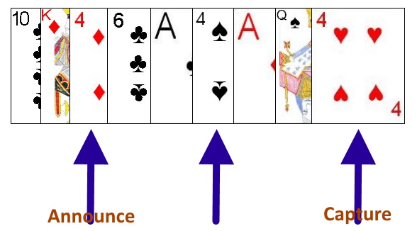 Example of several turns in Mitaines
