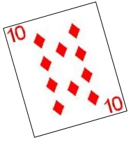 Ten of diamonds in Kontsina