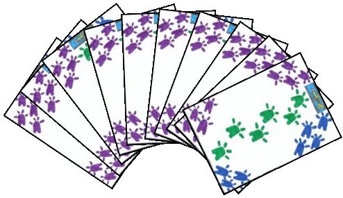Cards held for drawing