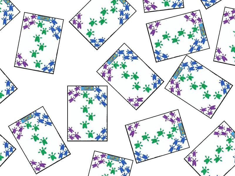 Some of the table cards in Finns I Sijon