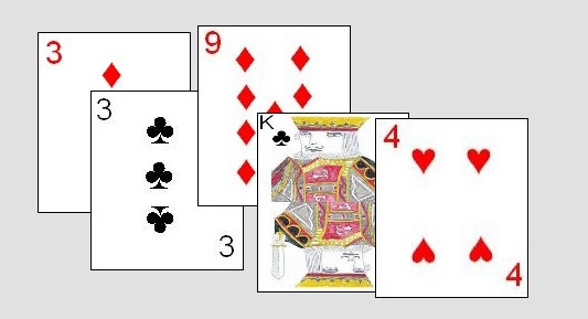 Cribbage Hand Example