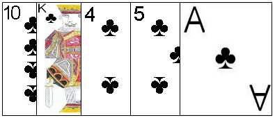 Five card flush