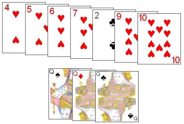 Example of deal number five meld