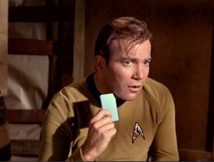 Captain Kirk teaching the Fizzbin card game
