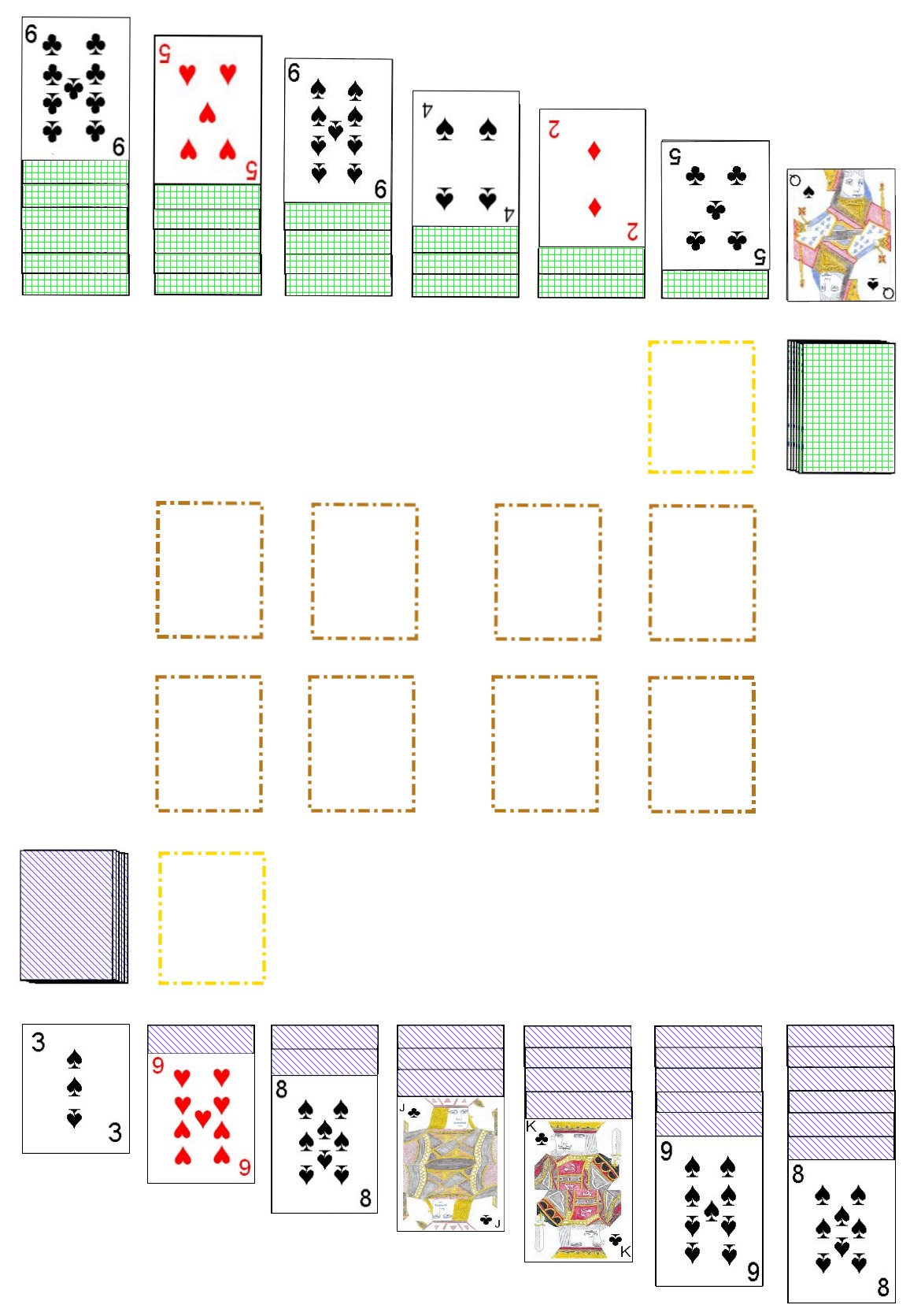 RikkiGames - 3 Draw Klondike Rules