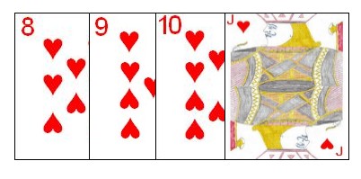 Unlike regular Canasta, Samba allows sequence melds