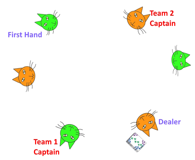 Team arrangements in Sizette