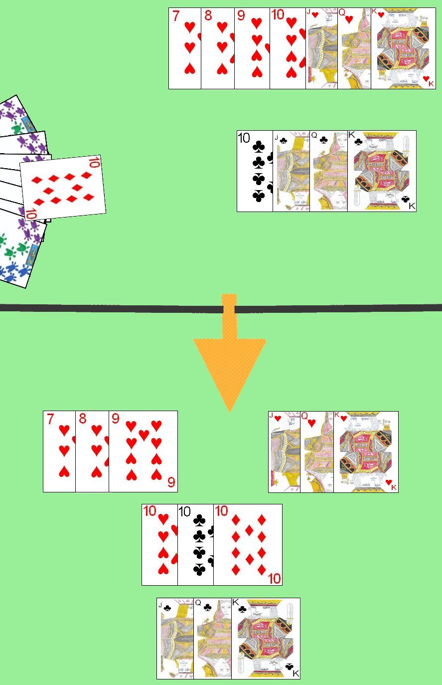 Meld Rearrangement in Machiavelli