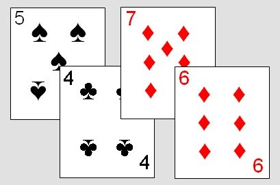 Sequence in the Cribbage variant Noddy Sequence in the Cribbage variant Noddy