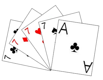 Winning the hand with Siebener Fips