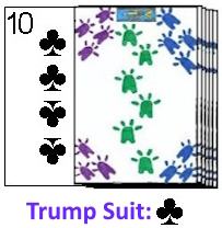 Trump suit in modern Quadrette